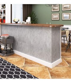 Tapeta Okleina Ścienna Samoprzylepna PCV Wodoodporna Szary Beton 40cm x 5m