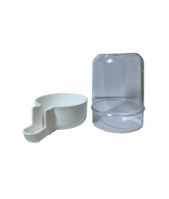 Automatyczny Dozownik Poidełko dla Ptaków Biały 300 ml 4 szt