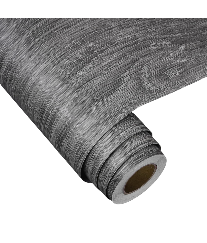 Tapeta Okleina Ścienna Samoprzylepna PCV do Mebli Szare Drewno 40 cm x 6 m