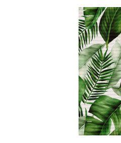 Materiał sztruksowy tkanina obiciowa w liście biały sztruks Lincoln 380g/m2 na metry 100x140cm do pokoju dziecka