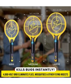 ZAP IT 2-PAK Elektryczna Łapka Packa na Komory Muchy Osy Mole Owady Mała