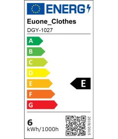 Euone Lampa wisząca szklana kula z kryształowymi frędzlami