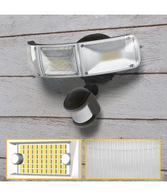 ZOFO Lampa Solarna z Czujnikiem Ruchu Zewnętrzna Reflektor LED Wodoodporny