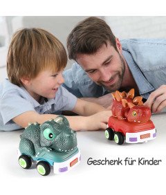 KOESMG Samochód Zdalnie Sterowany Auto Dinozaur Zabawka Prezent Dla Dzieci