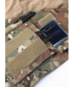 Bluza Taktyczna Męska Wojskowa Odzież Ochronna z Kieszeniami Brązowa S