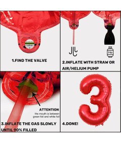 Zestaw Dekoracji Urodzinowych Strażackich 3 Urodziny Chłopca