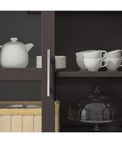 Uchwyty Meblowe Stal Nierdzewna Satynowy Nikiel Szuflady Szafki 6 Sztuk