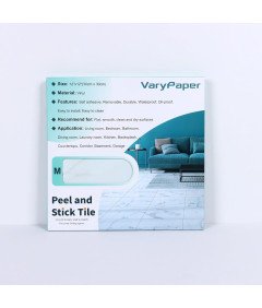Płytki Winylowe Samoprzylepne Panele 10 Sztuk 30x30 cm Biały Marmur 0,9 m²