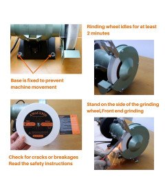 Ściernice do Szlifierek Stołowych Biały Tlenek Glinu 200x25mm Otwór 16 mm