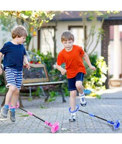 Hula Hop Skakanka na Nogę dla Dzieci z Diodami LED Regulowana Zabawa 2 szt.