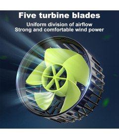 Wentylator Samochodowy 12 V Dwugłowicowy Obrotowy 360° 2 Prędkości