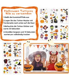 Dekoracja Halloween Zestaw dla Dzieci Girlanda Balony Rekwizyty