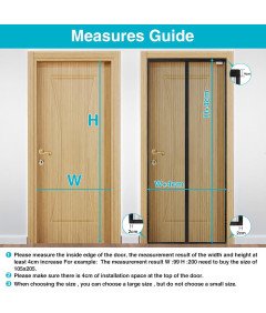 Drzwi Balkonowe z Moskitierą 85x195 cm Magnetyczne Automatyczne Zamykanie