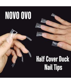 Tipsy Żelowe Szerokie 550 Sztuk 11 Rozmiarów Średnie Krycie Manicure