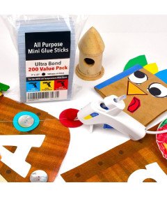 Klej Do Pistoletu Na Gorąco Wkłady Klejowe Bezbarwne 0,8KG 7x100mm 200 szt