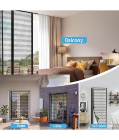 Magnetyczna Moskitiera do Drzwi Balkonowych 90x210 cm Bez Wiercenia