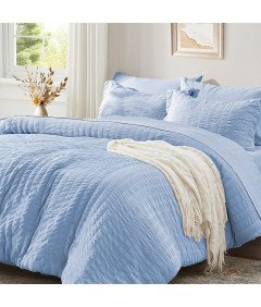 Zestaw Pościeli 200x200 z Mikrofibrą 2 Poszewki na Poduszkę 80 x 80 cm