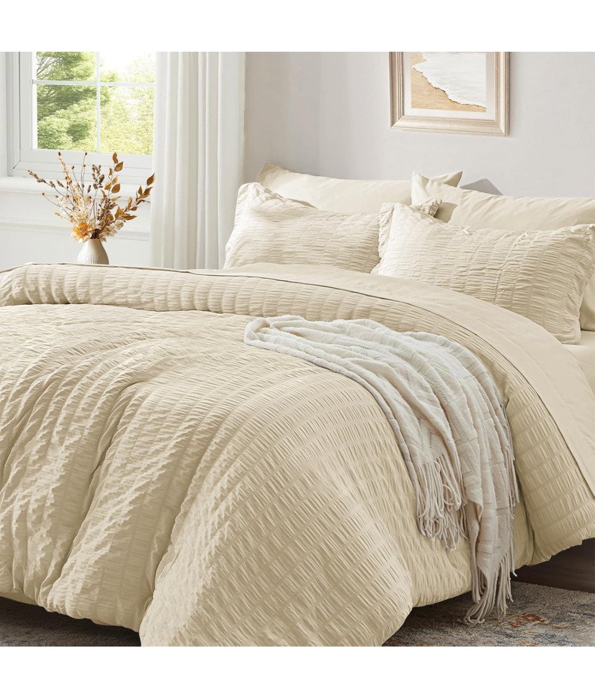 Zestaw Pościeli z Mikrofibrą 155x220 cm i Poszewkami na Poduszki 80x80 cm