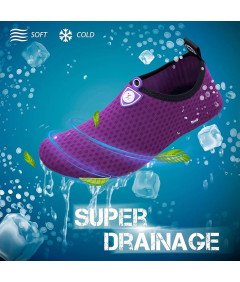 Buty do Wody Szybkoschnące Unisex Plaża Sporty Wodne Fioletowe EU 34-35