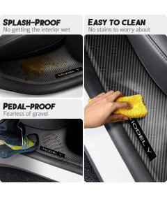 Listwa Progowa Tylnego Rzędu Drzwi do Tesla Model Y 2021 2023 2 Sztuki