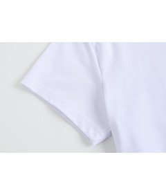 Damska Piżama Dwuczęściowa Koszulka i Długie Spodnie Biało Różowa 42