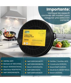 Zestaw 2 szt Filtrów do Okapu Kuchennego 210 x 31 mm Wentylator kuchenny