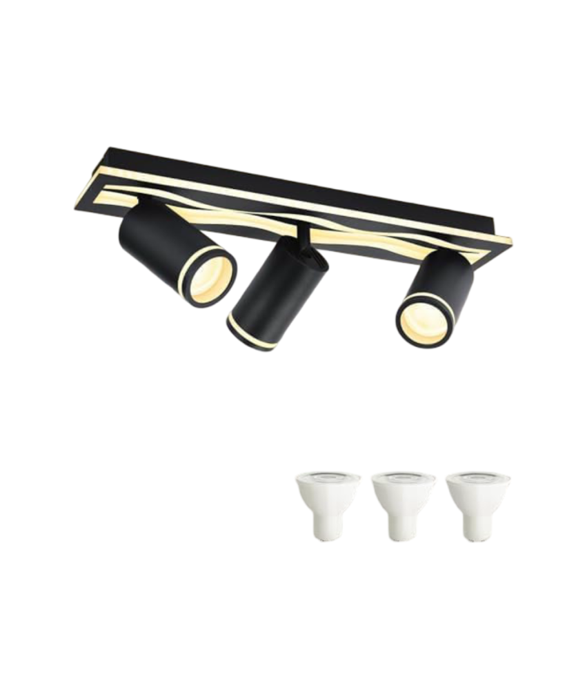 Regulowana Lampa Sufitowa LED Reflektor Obrotowy Nowoczesny Ciepłe Światło