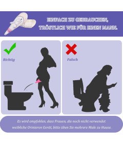 Jednorazowy Lejek do Oddawania Moczu dla Kobiet do Podróży 50 Sztuk