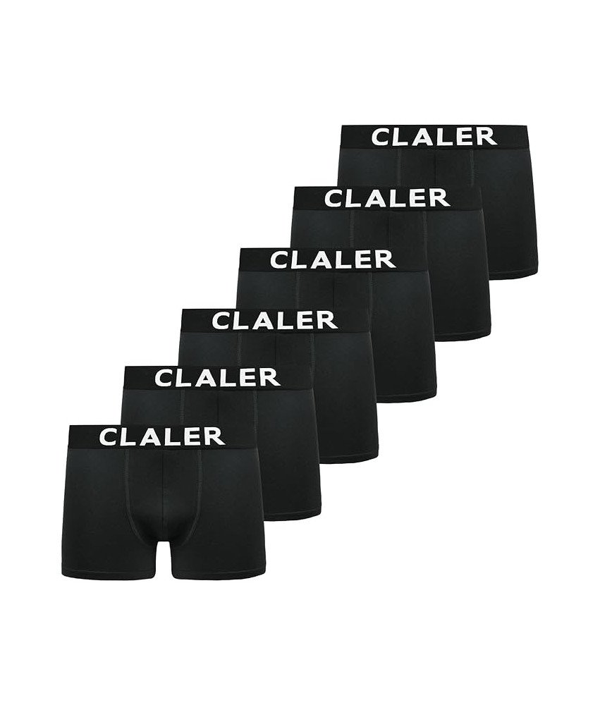 Bokserki Męskie Bawełniane 6 szt Czarne Wygodne i Oddychające XXL