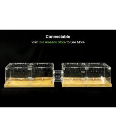 GuineaLoft Akrylowa Klatka Przezroczysta Wysuwana dla Chomika DIY