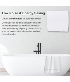 Cichy Wentylator Wyciągowy Ø150 mm 20W Niskie Zużycie Energii do Łazienki