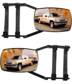 Zestaw 2 Uniwersalnych Lusterek Regulowanych do Przyczep Kempingowych