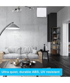 Cichy Wentylator Wyciągowy Ø150 mm 20W Niskie Zużycie Energii do Łazienki