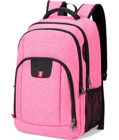 Della Gao Potovalni nahrbtnik proti kraji z USB Pink