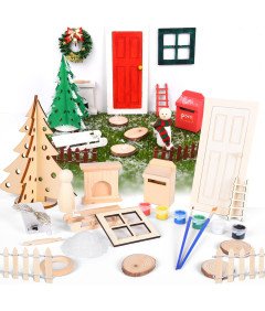 Ulikey Zestaw Miniaturowych Ozdób Choinkowych - Idealne do DIY!
