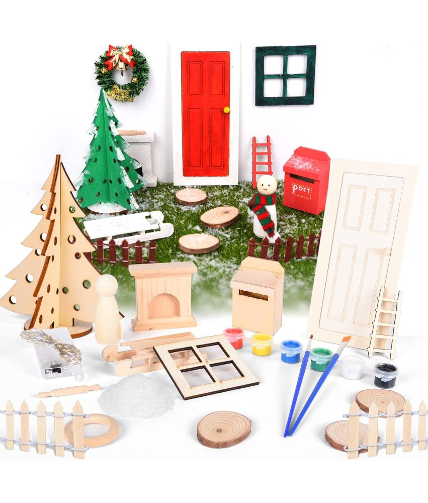 Ulikey Zestaw Miniaturowych Ozdób Choinkowych - Idealne do DIY!