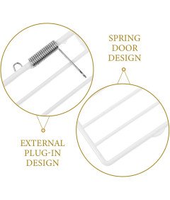 Drzwi do Klatki dla Gołębi 3 szt Plastikowe Jednokierunkowe Wejście