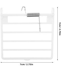 Drzwi do Klatki dla Gołębi 3 szt Plastikowe Jednokierunkowe Wejście
