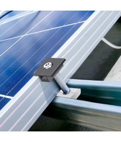 WETOWN Držalo za sredinske sponke solarnega modula 4 kosi 35 mm