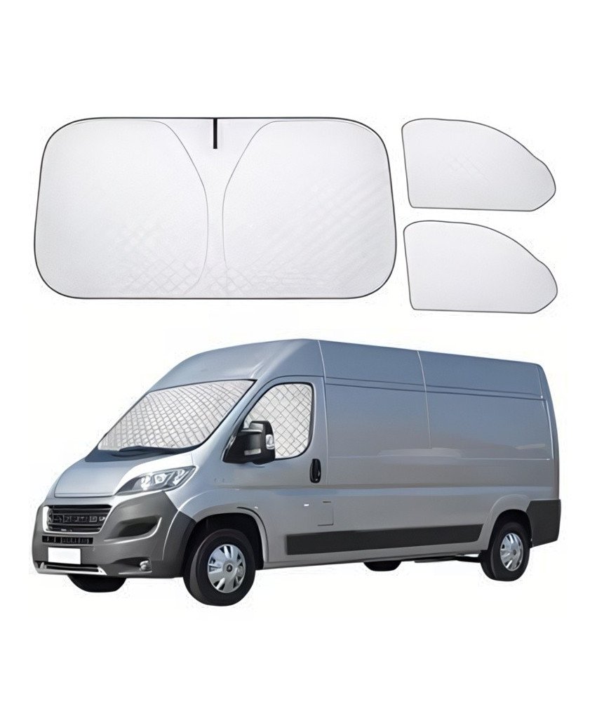 Mata Termiczna Osłona Szyby VW T5 T6 Zestaw 3 sztuki Magnesy Torba