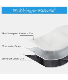 Mata Termiczna Osłona Szyby VW T5 T6 Zestaw 3 sztuki Magnesy Torba