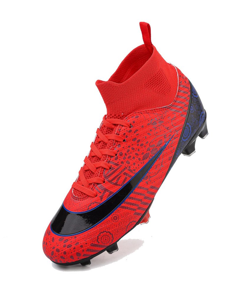 Korki Buty Piłkarskie Męskie Czerwone Treningowe Sportowe Czerwone 45 EU