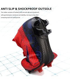 Korki Buty Piłkarskie Męskie Czerwone Treningowe Sportowe Czerwone 45 EU