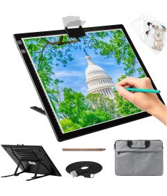 Podkładka Świetlna LED A4 Tablica do Malowania Kalkowania z Akumulatorem