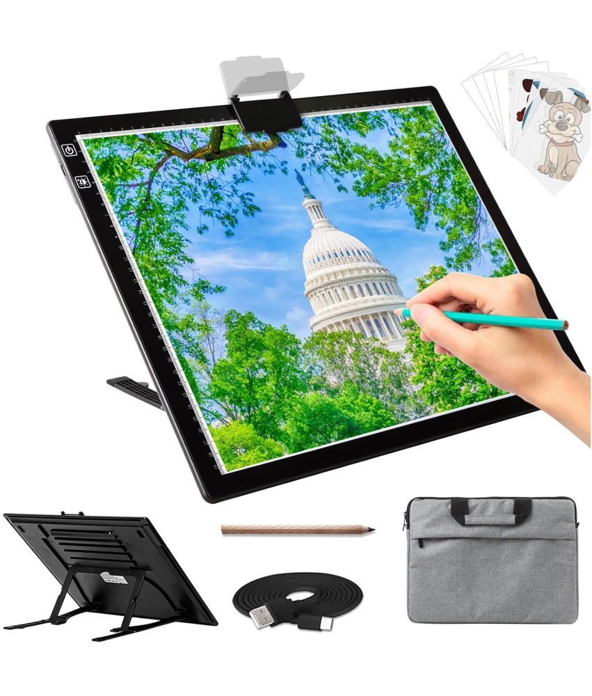 Podkładka Świetlna LED A4 Tablica do Malowania Kalkowania z Akumulatorem