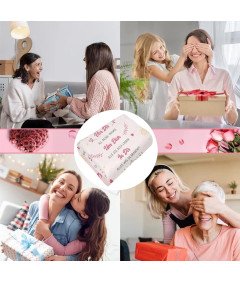 Koc na 50 Urodziny dla Kobiet Przytulny Idealny Prezent 130x150 cm