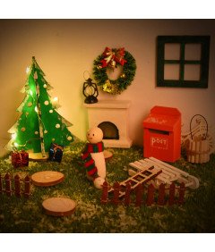 Ulikey Zestaw Miniaturowych Ozdób Choinkowych - Idealne do DIY!