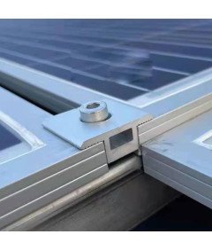 WETOWN Držalo za sredinske sponke solarnega modula 8 kosov 30 mm