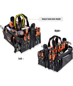 Torba Narzędziowa Męska na Ramie Organizer na Narzędzia 19 Kieszeni Duża