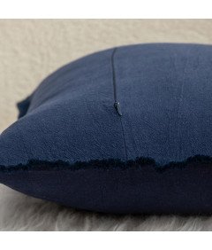 Poszewki na Poduszki z Frędzlami Bawełniane Boho Granatowe 50 x 50 cm 4 szt